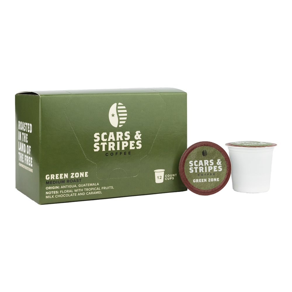 Green Zone Kanteen Cups Scars and Stripes Coffee