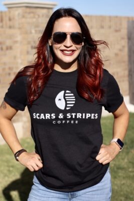 Scars and Stripes Coffee Logo T-Shirt