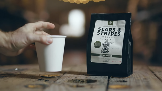 Load video: The Story of Scars &amp; Stripes Coffee